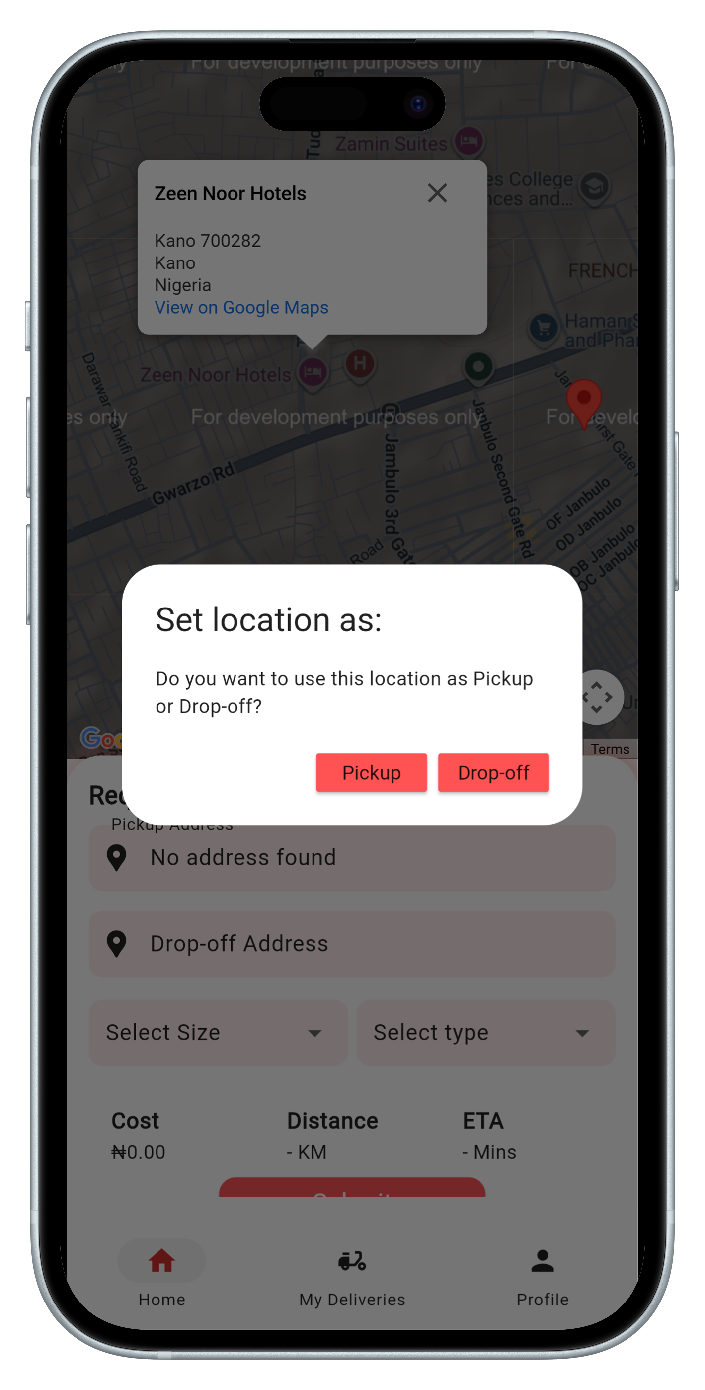 SahelX App Screen 2